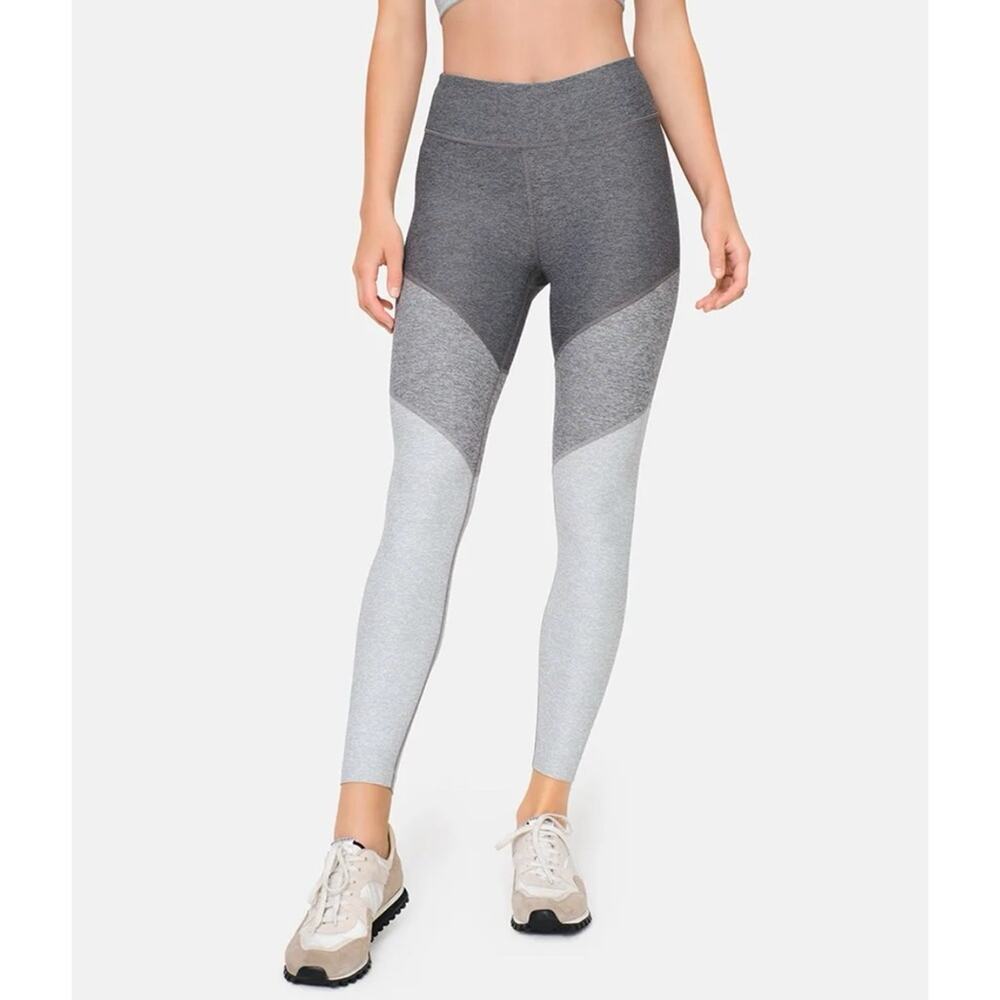 Outdoor Voices 7/8 Springs Leggings Graphite / Ash / Dove Size XS